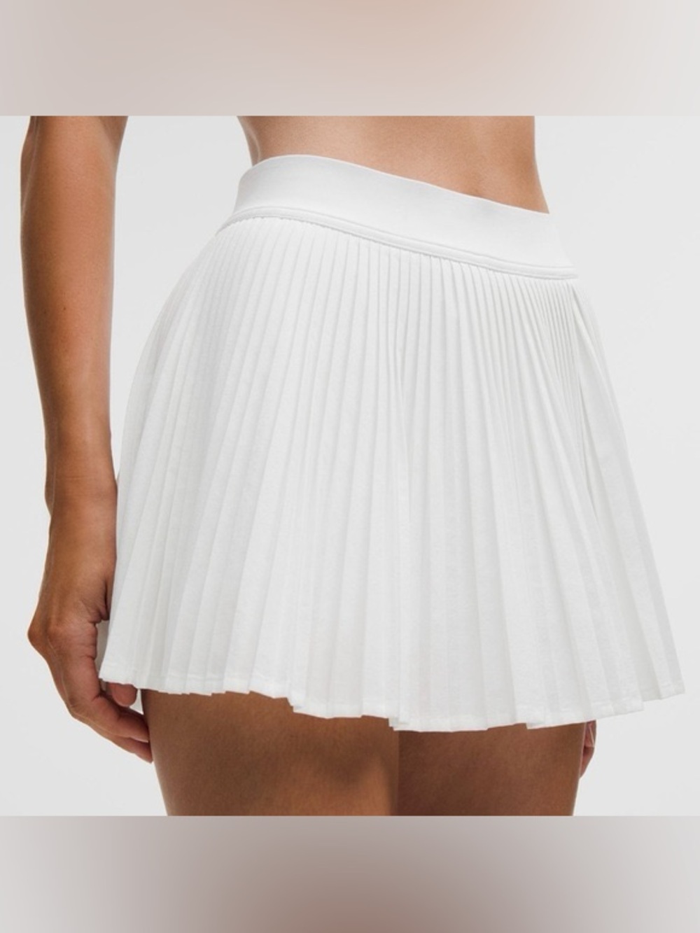 lululemon athletica White Pleated Tennis Skirt